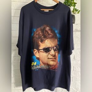 Y2k Jeff Gordon NASCAR Chase Authentics Tee Vintage graphic print AOP men’s XL